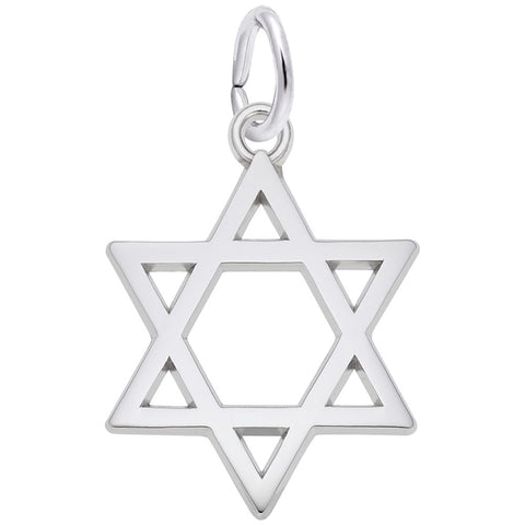 925 Star Of David Charm