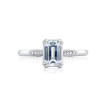 Simply Tacori Emerald Cut Solitaire Engagement Ring