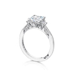 Simply Tacori Three stone Princess Cut Engagement Ring