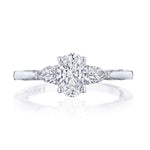 Simply Tacori 18k White Gold Engagement Ring