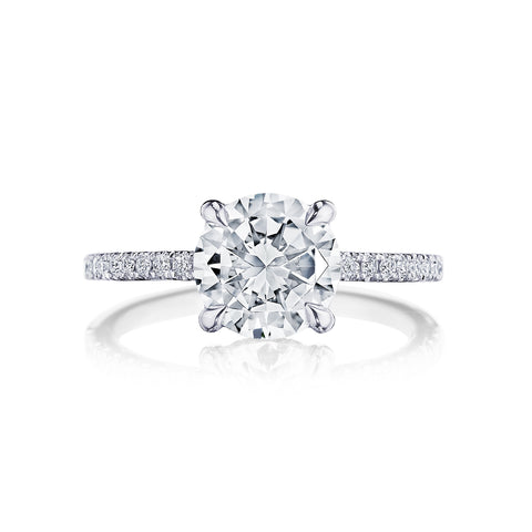 Simply Tacori Round Hidden Halo Engagement Ring