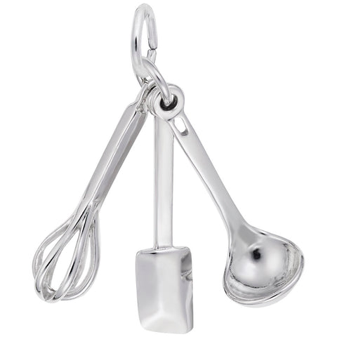 925 Cooking Utensils Charm