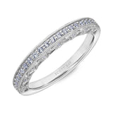 Heaven's Gates 1/2 Way Channel Set Wedding Band