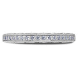 Heaven's Gates 1/2 Way Channel Set Wedding Band