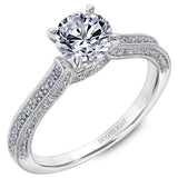 Luminaire Channel Set Engagement Ring