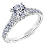 Luminaire Double Row Engagement Ring