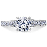 Luminaire Double Row Engagement Ring