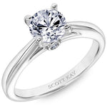 Luminaire Princess Cut Solitaire Engagement Ring