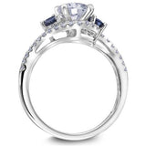 Luminaire Sapphire Twist Engagement Ring