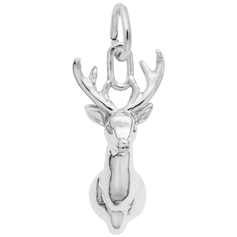 925 Deerhead Charm