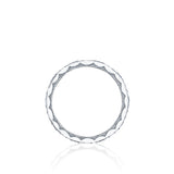 Sculpted Crescent Marquise Shape Eternity Band