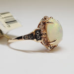 LeVian Opal and Chocolate Diamond Ring