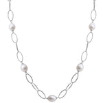 Freshwater Pearl Station Necklace