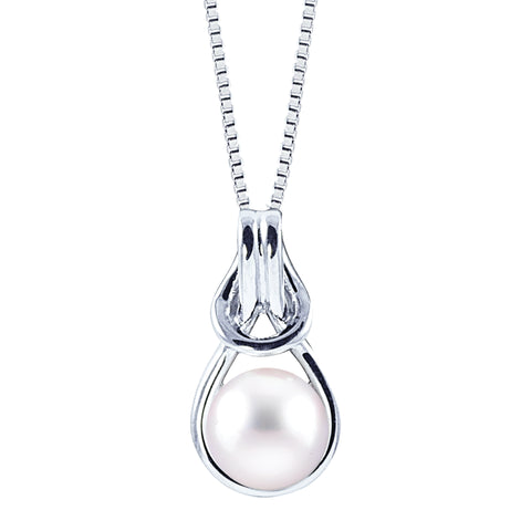 Button Freshwater Pearl Pendant
