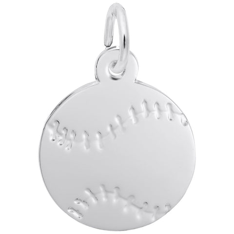 Flat Baseball Charm