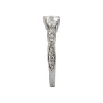 Romance Peg Head Semi-Mount Diamond Ring