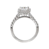 Contemporary Emerald Cut GIA Cert Engagement Ring