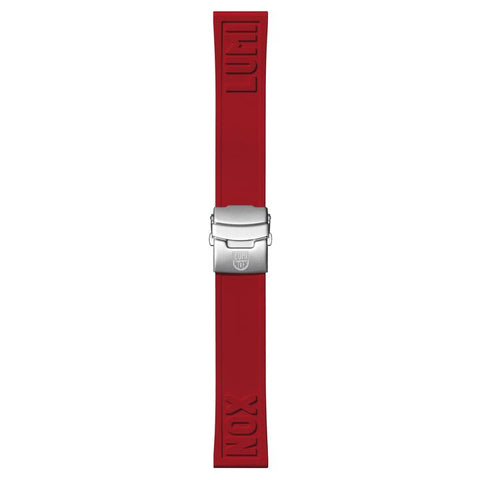 24mm Cut-To-Fit Luminox Branded Strap In Red