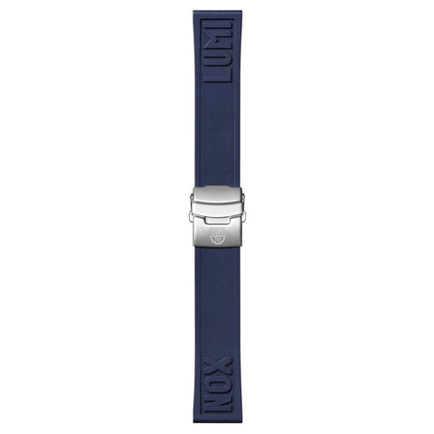 24mm Cut-To-Fit Luminox Branded Strap In Navy Blue