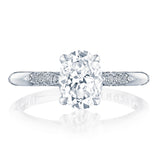 18k White Gold Founder's Collection Oval Engagement Ring
