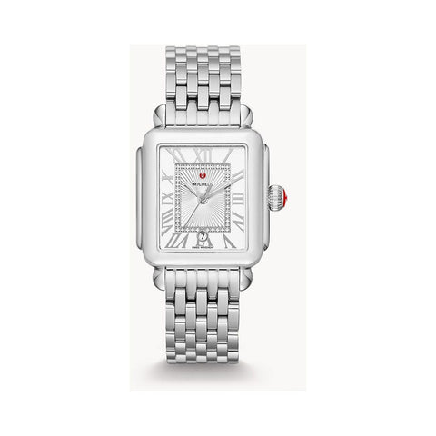 Deco Madison Stainless Diamond Dial Watch