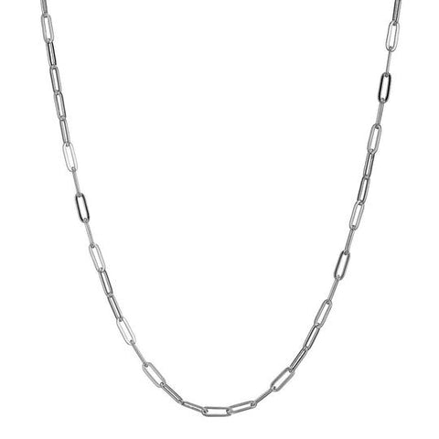 Sterling Silver Paperclip Chain