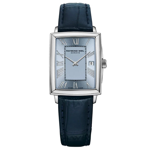 Toccata Ladies Blue Dial Leather Quartz Watch