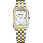 Toccata Men's Classic Rectangular Two-Tone Diamond Watch, 37 x 29 mm