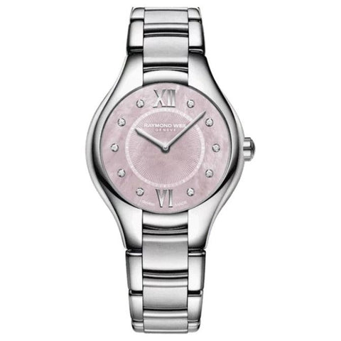 Noemia Ladies Pink Diamond Dial Quartz Watch