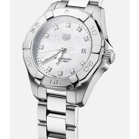 Ladies Aquaracer MOP Diamond Dial