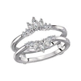 Lavie Diamond Ring Guard 14k White Gold