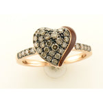 Godiva x Le Vian Ring featuring Enamel Chocolate Diamonds® set in 14K Strawberry Gold®