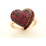 LeVian x Godiva Chocolate Strawberry Heart Ring