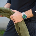 Pacific Diver, 44 mm, Diver Watch Green Dial
