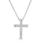 1/4 Carat Diamond Cross Pendant