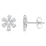 Floral Diamond Studs