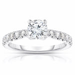 Classic Prong Set Round Engagement Ring