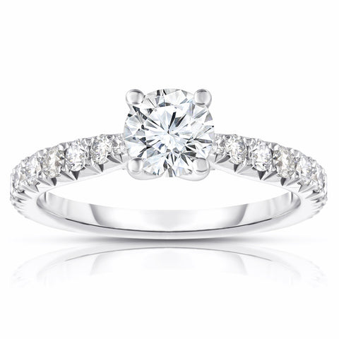 Classic Prong Set Round Engagement Ring