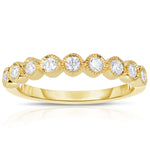 9 Diamond Ring on 14k Yellow Gold