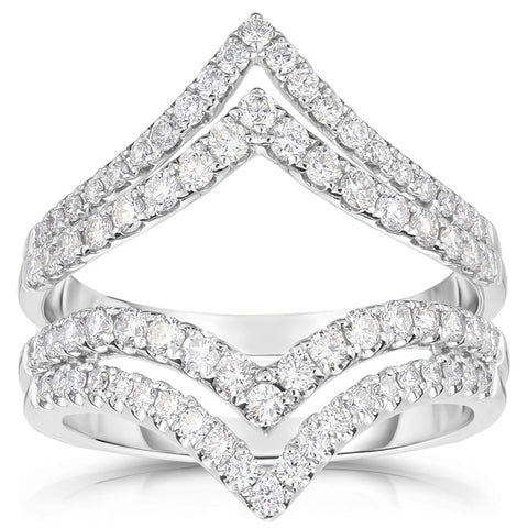 76 Stone Diamond Fashion Ring On 14K White Gold