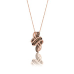 Le Vian Chocolatier® Pendant featuring Chocolate Diamonds® , Vanilla Diamonds® set in 14K Strawberry Gold®