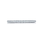 18k Petite Crescent 1/2 Way Band