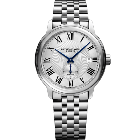 Maestro Men's Stainless Steel Silver Dial