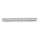 Petite Crescent French Pave Matching Band
