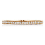 Coastal Crescent Wedding Band