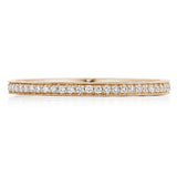 Coastal Crescent Wedding Band