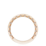 Coastal Crescent Wedding Band