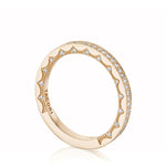 Coastal Crescent Wedding Band