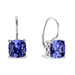 Sterling Silver Blue CZ Earrings
